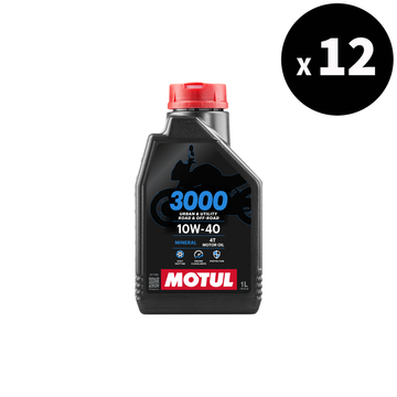 3000 4T Moottoriöljy 10W40, 1L, 12 pakkaus [motul]