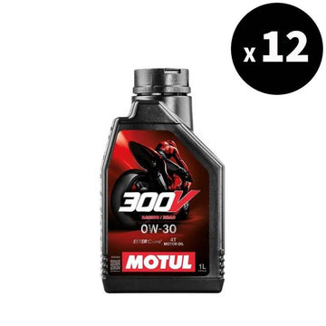 Moottoriöljy 0W30 4T katukilpailuille 1L X12 [motul]