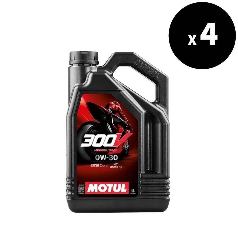 Moottoriöljy 0W30 4T 4L katukilpailuille [motul]