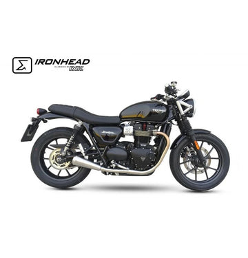 Triumph Street Twin [IXIL] - Slip On Ironhead kartiomainen äänenvaimennin (oikea + vasen)