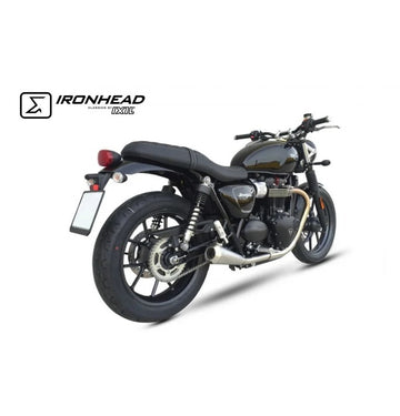Triumph Street Twin 900 [IXIL] - Slip On Ironhead kartiomainen äänenvaimennin (oikea + vasen)