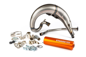 Derbi Senda DRD X-Treme SM '10 - '17 50 2T D50B0 - Auspuff Streetrace CNC orange