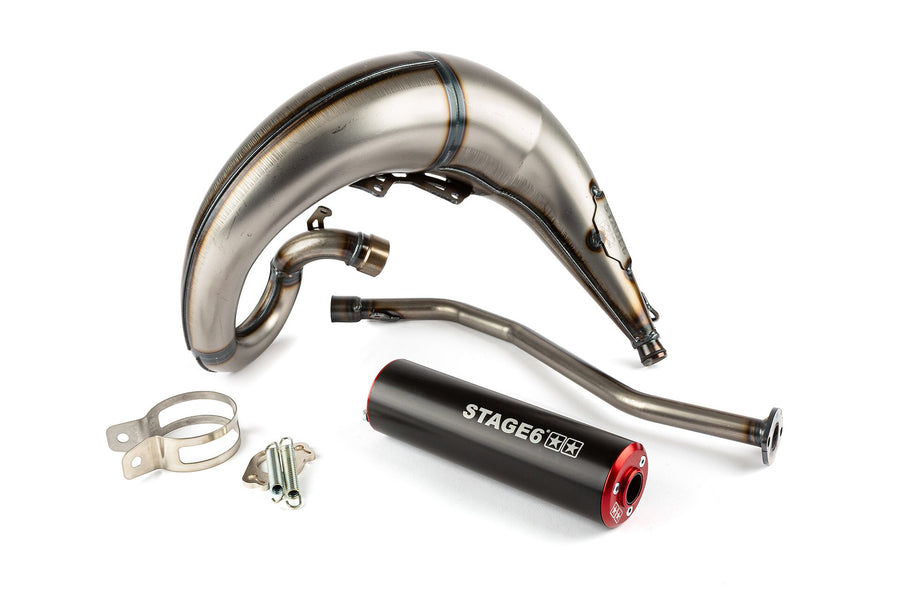 Beta RR Enduro 50 2T - Pakokaasu Streetrace High Mount vasen punainen musta