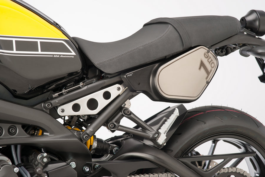 YAMAHA XSR 900 [2019] – Retro-sivusuojat – Matt Black