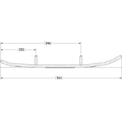 LYNX ENDURO 600 (ROTAX 593) [2005] - Sno-X Slasher Six Runner 6" Hardmetal