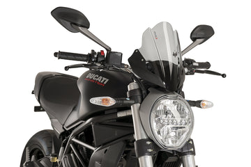 TRIUMPH BONNEVILLE T 120 BLACK [2025] - PUIG-urheilukiekko | Sävytetty | PUIG 8900H