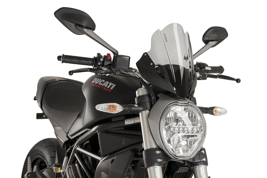 TRIUMPH BONNEVILLE T 120 BLACK [2025] - PUIG Sportscheibe | Getönt | PUIG 8900H