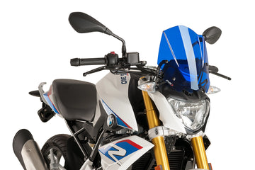 TRIUMPH BONNEVILLE T 120 BLACK [2025] - Uuden sukupolven urheilullinen tuulilasi | Sininen | PUIG 8920A