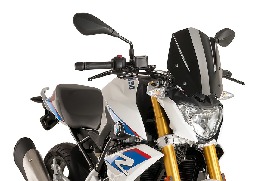 TRIUMPH BONNEVILLE T 120 BLACK [2025] - New Generation Sport Windschild | Schwarz | PUIG 8920N