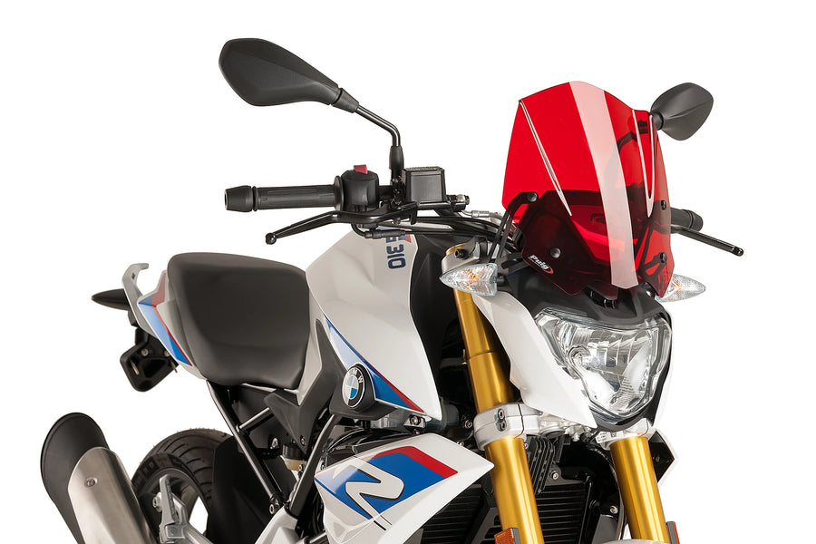 TRIUMPH BONNEVILLE T 120 BLACK [2025] - New Generation Sport Windschild | Rot | PUIG 8920R
