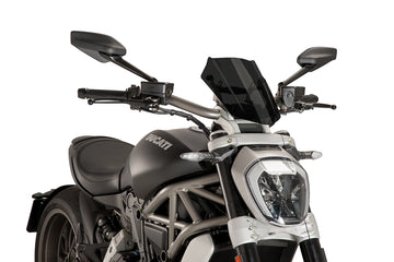 TRIUMPH BONNEVILLE T 120 BLACK [2025] - Säädettävä urheilunäyttö | Voimakkaan sävyinen | PUIG 8921F