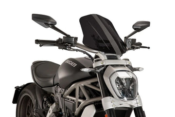 TRIUMPH BONNEVILLE T 120 BLACK [2025] - Verstellbare Touringscheibe | Stark getönt | PUIG 8922F