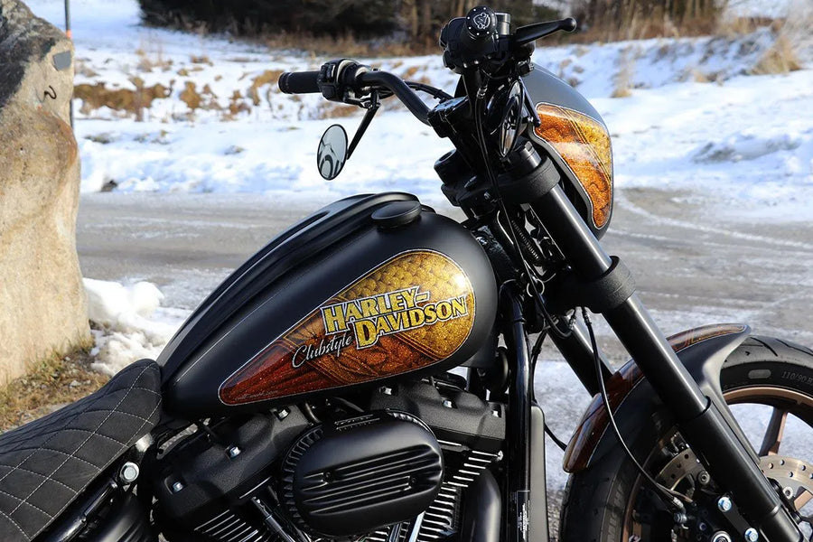harley davidson fxlrst [CULT WERK] – Dash Cover für Harley