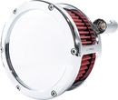 Harley-Davidson FXSE 1800 Pro Street Breakout CVO [2016-2017] - BA air filter kit - Surface: Chrome, Red - Image 2