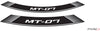 TRIUMPH BONNEVILLE T 120 BLACK [2025] - Rim arch strips | Silver | PUIG 9136P