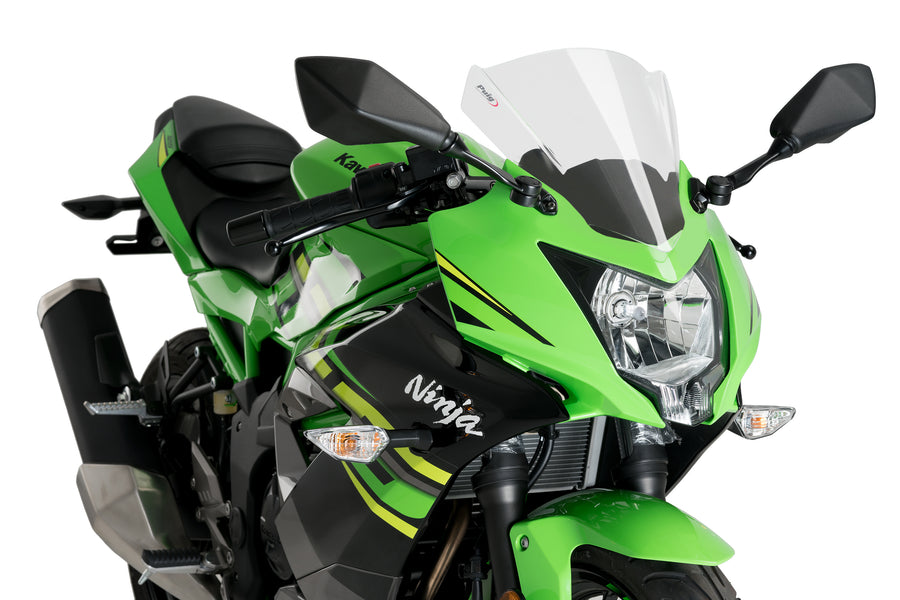 KAWASAKI NINJA 125 [2024] – Z-Racing Screen – musta