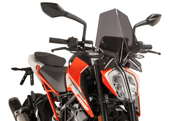 TRIUMPH BONNEVILLE T 120 BLACK [2025] - New Generation Sport Windschild | Stark getönt | PUIG 9514F