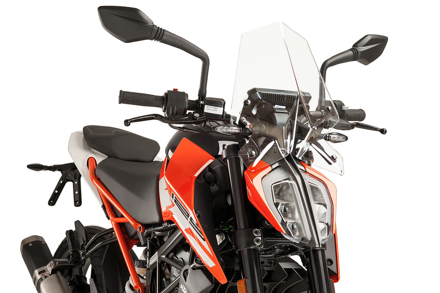 TRIUMPH BONNEVILLE T 120 BLACK [2025] - New Generation Sport Windschild | Klar | PUIG 9514W