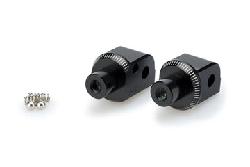 KTM 390 DUKE [2023] – Adapter Beifahrer Fußrasten- Gummipad – Schwarz - 0