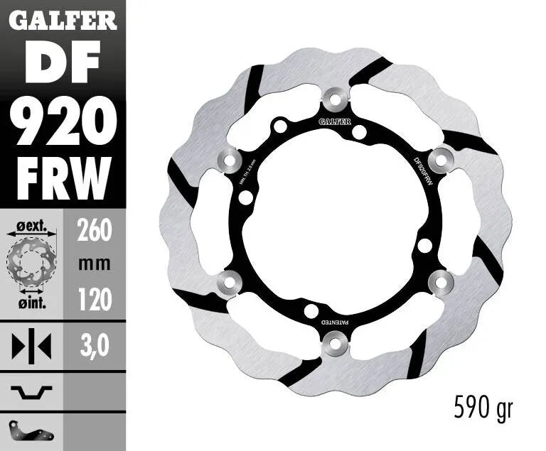 Sherco SE-R 250 Racing [2016, 2022] - Bremsscheibe schwimmend Wave, genutet – Bild 2