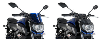 TRIUMPH BONNEVILLE T 120 BLACK [2025] - New Generation Sport Windshield | Blue | PUIG 9666A