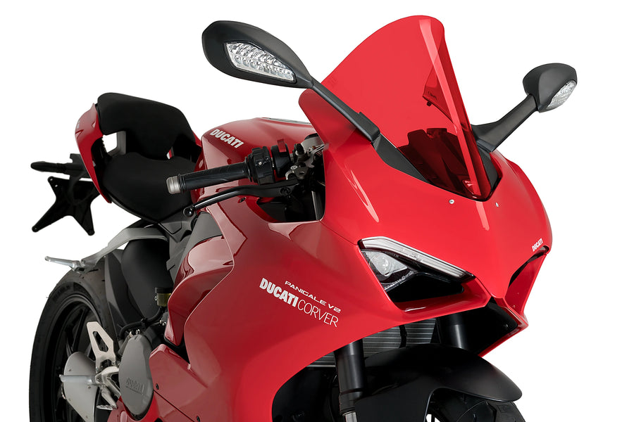 DUCATI PANIGALE V2 [2024] - PUIG R-Racer-Scheibe | Rot | PUIG 9690R