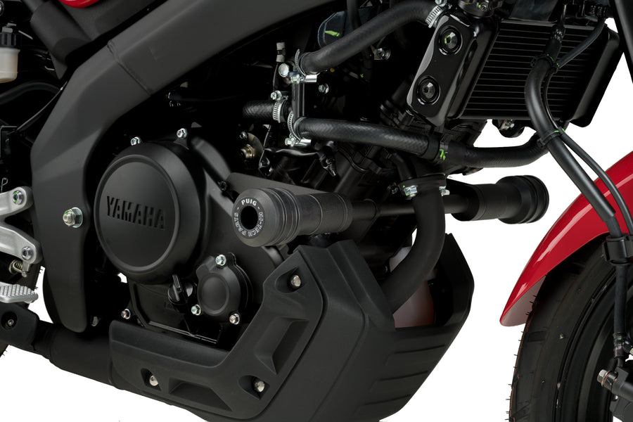 YAMAHA XSR 125 [2025] – Frame Crash Pads Vintage 2.0 – musta