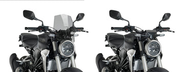 HONDA CB 300 R NEO SPORTS CAFE [2023] - New Generation Sport Windshield | Tinted | PUIG 9734H
