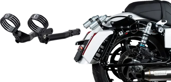 Harley-Davidson FLHRXS 1868 Road King Special 114 [2025] - REVO ARC Billet Remote Reservoir Outer Mounts - Image 6