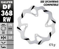 Suzuki Rm Z 250 [2020-2023, 2025-2026, 2023-2024] - BRAKE DISC FIXED WAVE GROOVED OVERSIZE – Picture 6