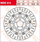 Kawasaki ZR 1100 Zephyr [1995-1997] - Flame Series Schwimmende Bremsscheibe – Bild 8