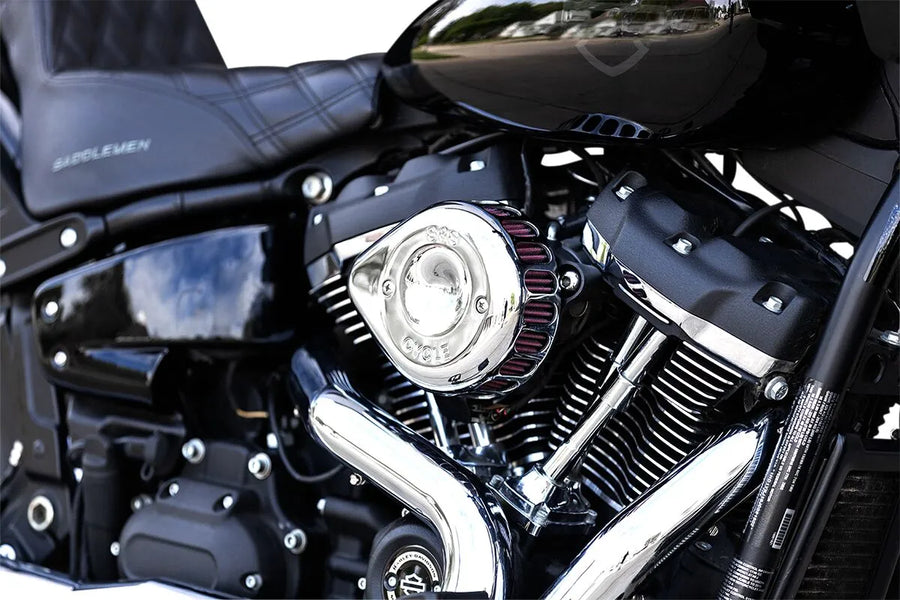 Harley-Davidson FLSB 1750 Softail Sport Glide 107 [2022, 2024] - Mini Teardrop Stealth Luftfilter-Kit – Bild 3