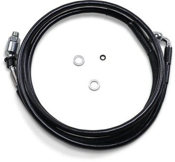 harley davidson fltr [DRAG SPECIALTIES] – Hydraulik-Kupplungsleitung aus Edelstahl - 0