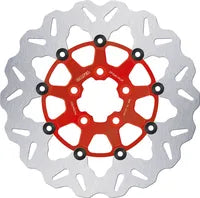 Harley-Davidson XL 883 R Roadster [2015] - floating wave brake disc - surface: orange, silver, stainless steel - picture 7