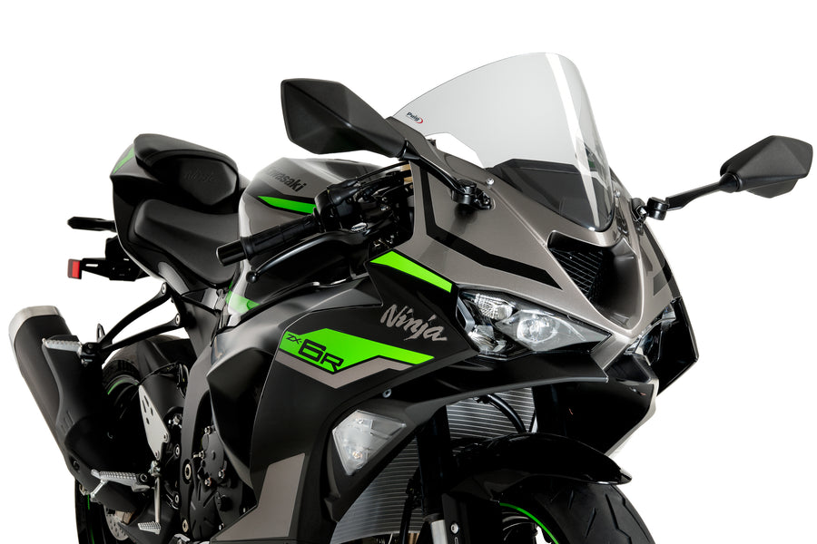 KAWASAKI ZX-6R NINJA [2025] – R-Racer-näyttö – Läpinäkyvä