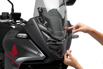 HONDA XL 750 TRANSALP [2024] – Ajovalosuojat Adhere – Läpinäkyvä - 0
