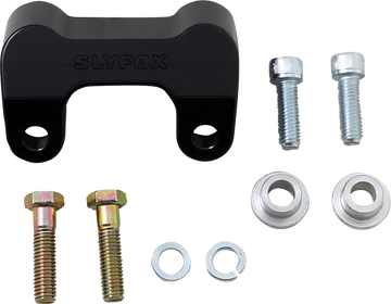 harley-davidson road glide st [SLYFOX] – ohjaustangon pidikkeen sovitin - 0