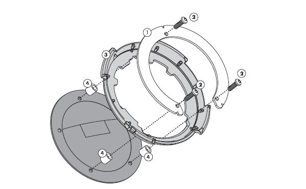 Honda CBF 1000 [2006–2009] – Befestigungsring für Tanklock