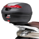 Piaggio Beverly 125 eli 300 eli 350 [GIVI] - MONOLOCK®-koteloiden yläkotelon pidike käytä kotelon mukana toimitettua