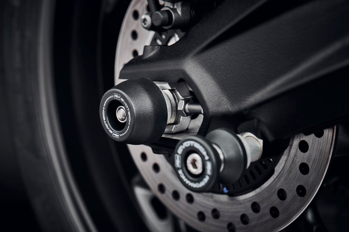 Triumph Street Triple RS [2020–2022] - Achsprotektoren-Kit – 360° Ansicht 23
