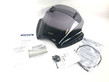BMW R 1150 R - MRA tuulilasi Variotouringscreen VT savunharmaa (Speedster-kannattimelle)