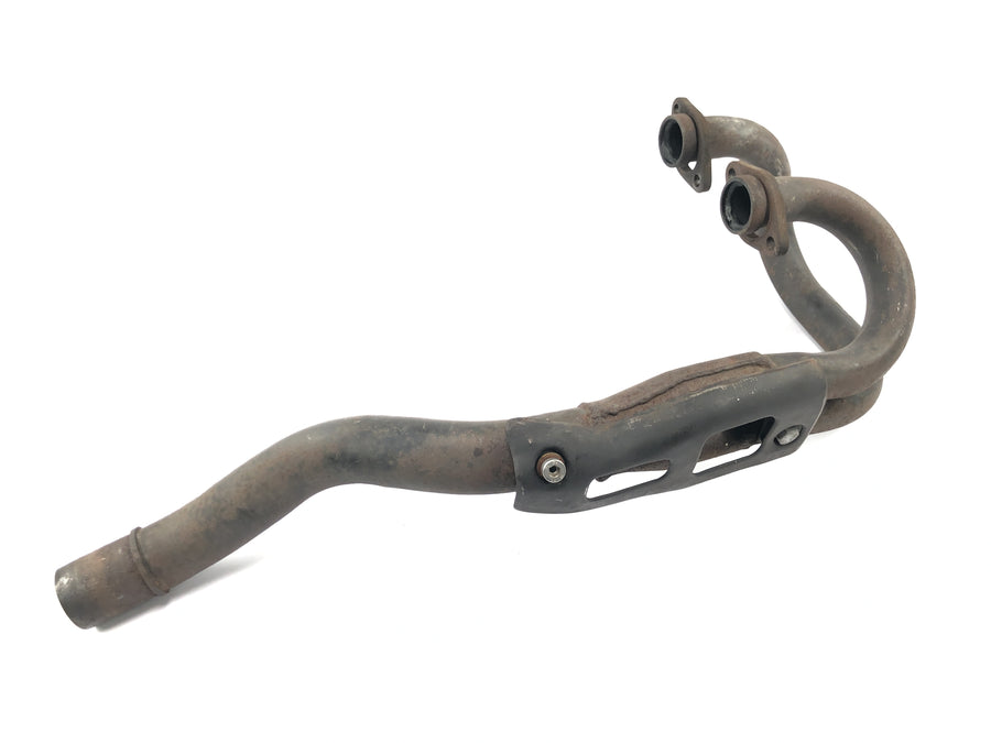Honda XL 600 LM PD04 [1985] - Auspuffkrümmer Krümmerrohr Auspuffrohr mit Hitzeschild