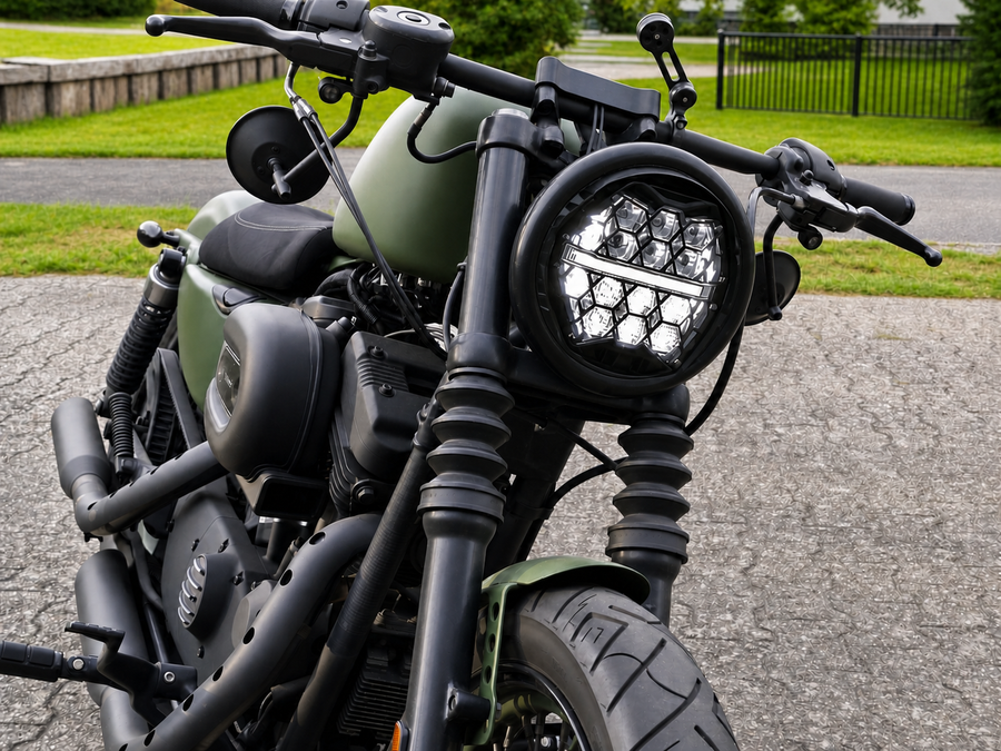 BMW R45 R65 R80 R90 R100 [MOOTTORI] - LED-ajovalot 7 tuumaa