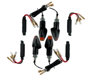 Default Title 4 LED Blinker Schwarz Widerstände [E-Prüfzeichen] - Ducati Monster 600 620 750 900 1000 S4 S4R