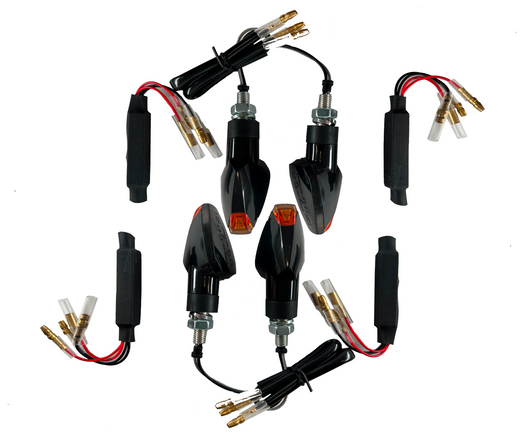 4 LED-suuntasignaalin mustia vastustajia [e-testimerkki] -suzuki SV 650 1000 V-Strom
