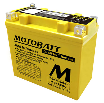 SKI DOO MXZ TRAIL 500 SS [2005-2009] - MBTX20U Keltainen 12V22.5Ah 335CCA