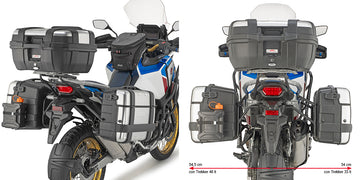 Honda CRF 1100 L Africa Twin Adventure Sports [GIVI] - Sivulaukkuteline PL ONE-FIT MONOKEY®-kokoonpanoon