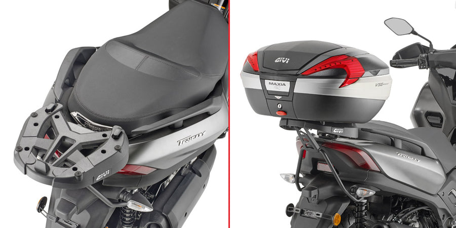Yamaha Tricity 300 [GIVI] - Yläkotelo MONOKEY®- tai MONOLOCK®-koteloille asennettavaksi MONOKEY®-levyn M5 kanssa
