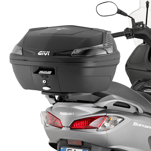 B37 BLADE Tech - Monolock Topcase mit Platte – schwarz matt / Max Zuladung 3 kg