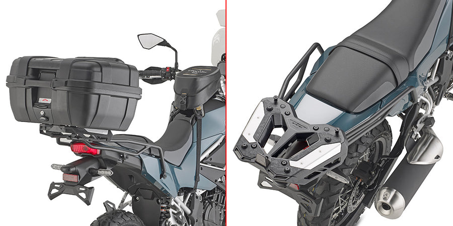 Kawasaki KLE 500 / KLE 500 SE [GIVI] - Yläkotelo MONOKEY®- tai MONOLOCK®-koteloille asennettavaksi MONOKEY®:n kanssa